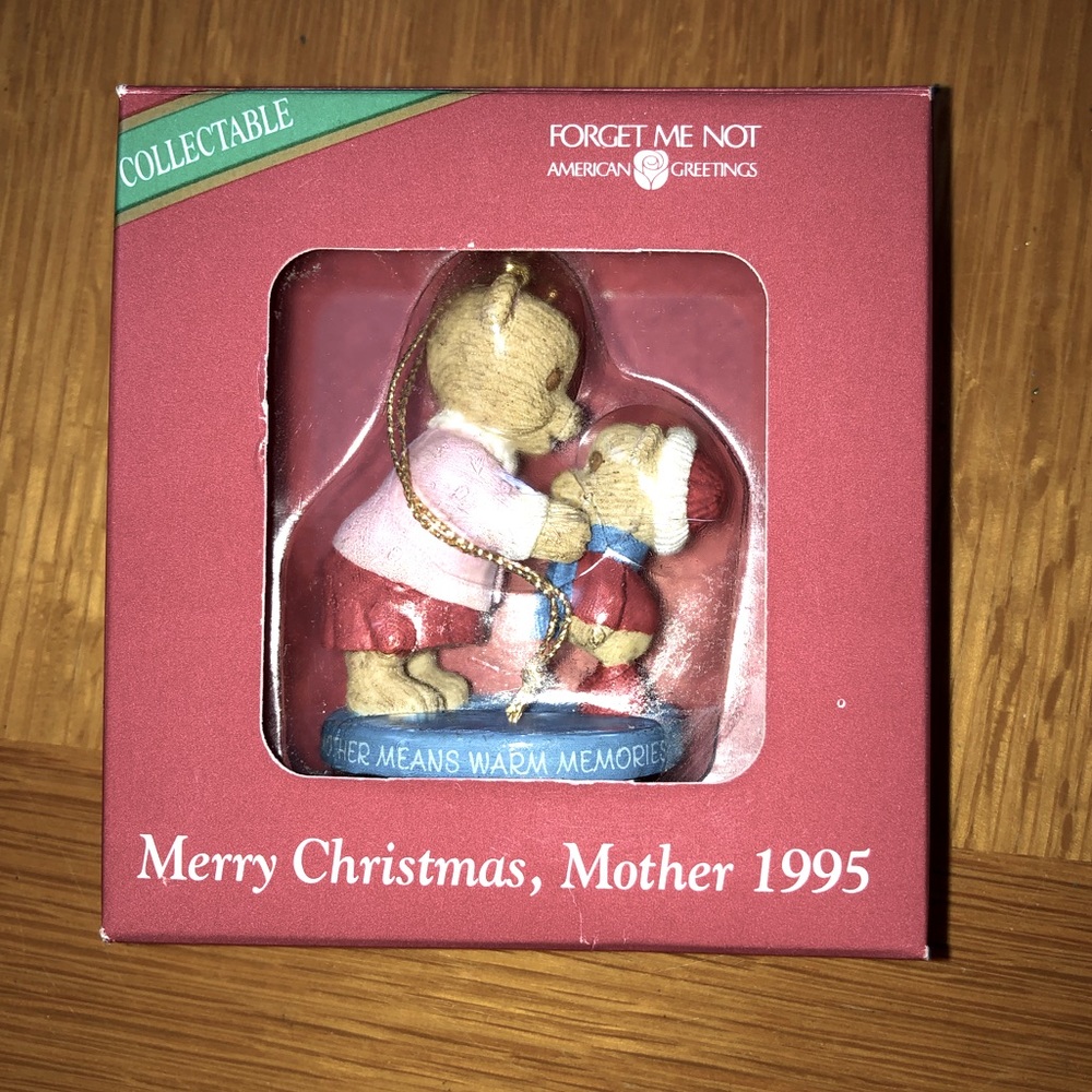 NIB Vintage Collectable Forget Me Not Mother 1995 Ornament